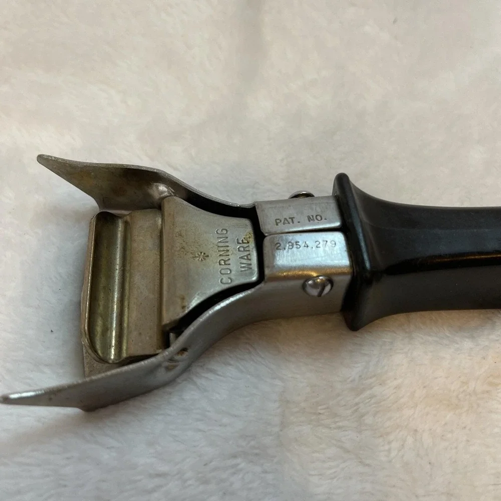 Corning Ware Detachable Pot Pan Handle Black Silver P-10-HG 2954279‎
